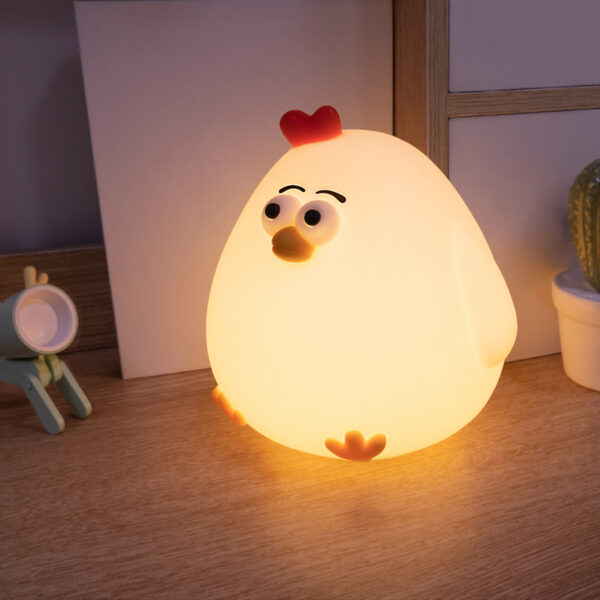 gugu_chicken_2_.jpg ATC LED Κότα Φωτάκι Νυκτός Σιλικόνης
