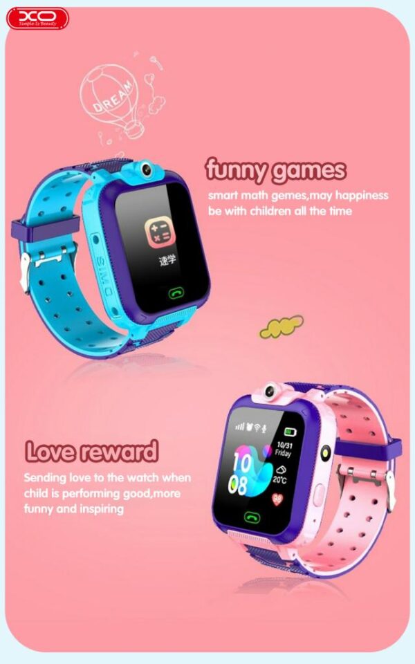 h100f_1.jpg XO H100 Παιδικό Smartwatch 2G Μπλε