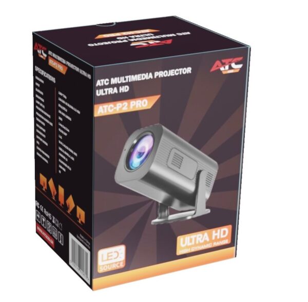ATC P2 Pro Προτζέκτορας Πολλαπλών Μέσων Ultra HD