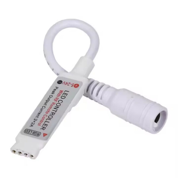 ATC Mini RF Ασύρματο RGB LED Τηλεχειριστήριο 5V-24V 12A