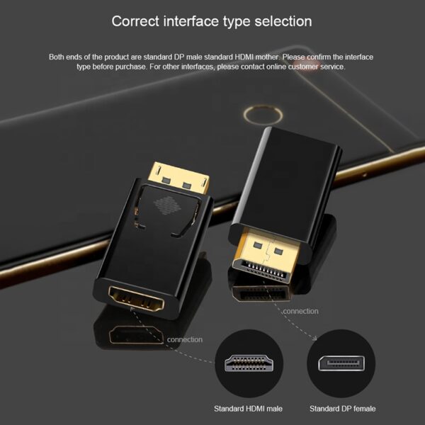 h3a47cd56f5b644e9829f33897c3155e4i.jpg Μετατροπέας DP σε HDMI Θηλ. 4K