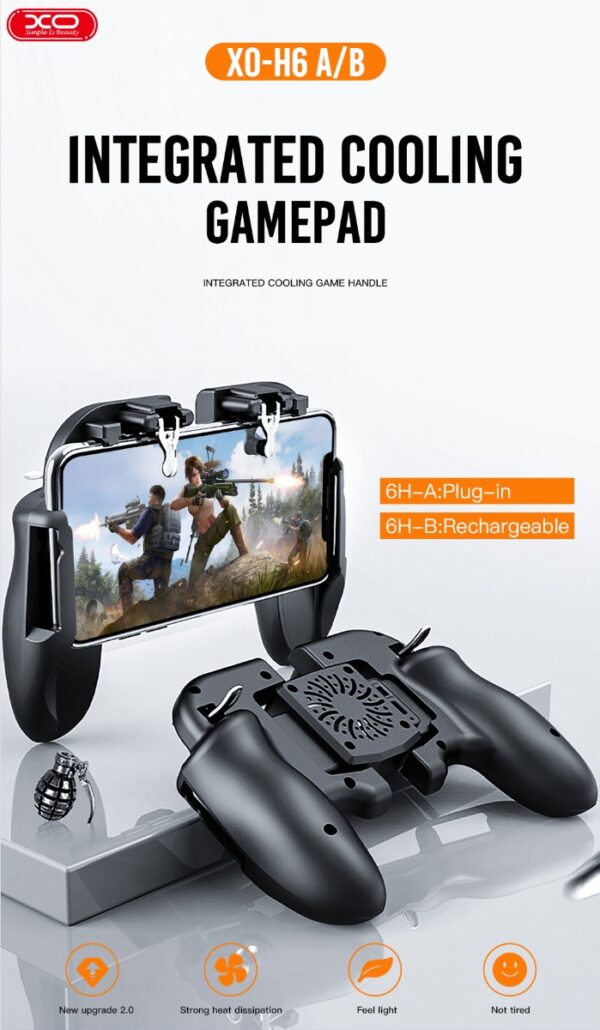 h6ab__01_1.jpg XO H6A Ασύρματο Gamepad με ψύκτρα (χωρίς μπαταρία)
