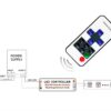 ATC Mini RF Ασύρματο LED Τηλεχειριστήριο
