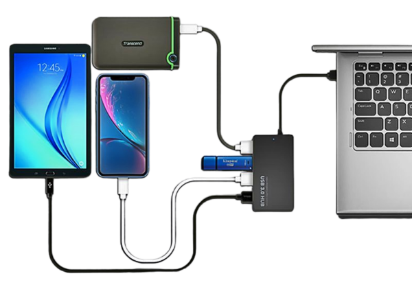 Μετατροπέας USB C Docking Station Hub 4 σε 1 USB 3.1 Type C σε 4 Θύρες USB 3.0