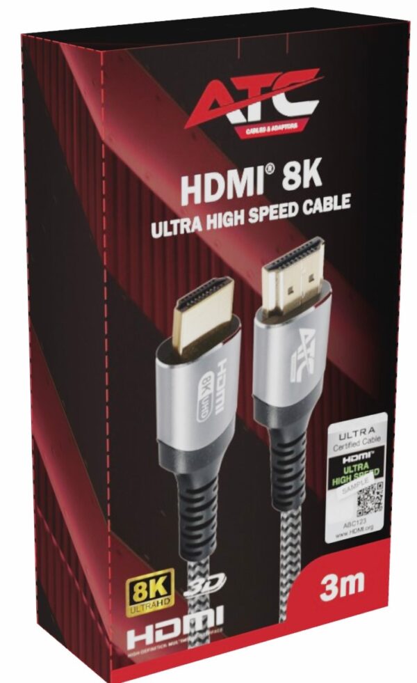 hdmi_8k_3m.jpg ATC HDMI 2.1V 8K Premium Καλώδιο 60Hz 3m