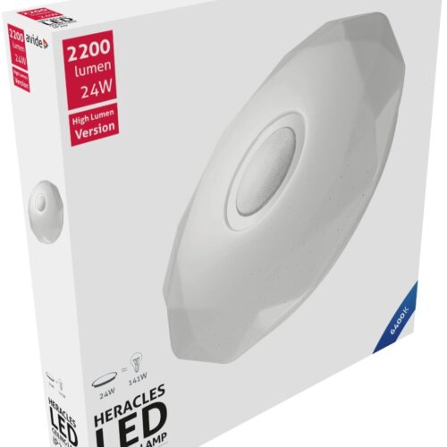 her.jpg Avide LED Μοντέρνα Πλαφονιέρα Οροφής Heracles 24W 395*66mm Ψυχρό 6400K