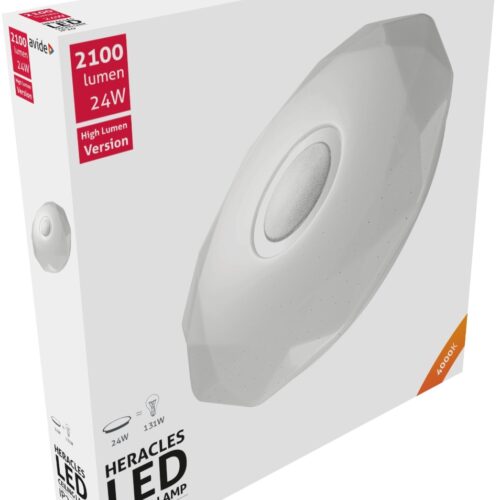 her2.jpg Avide LED Μοντέρνα Πλαφονιέρα Οροφής Heracles 24W 395*66mm Λευκό 4000K