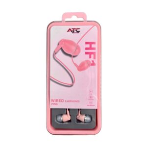 ATC-HFr1 Ενσύρματα Ακουστικά Handsfree 3,5mm Ροζ