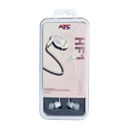 ATC-HFr1 Ενσύρματα Ακουστικά Handsfree 3.5mm Λευκό