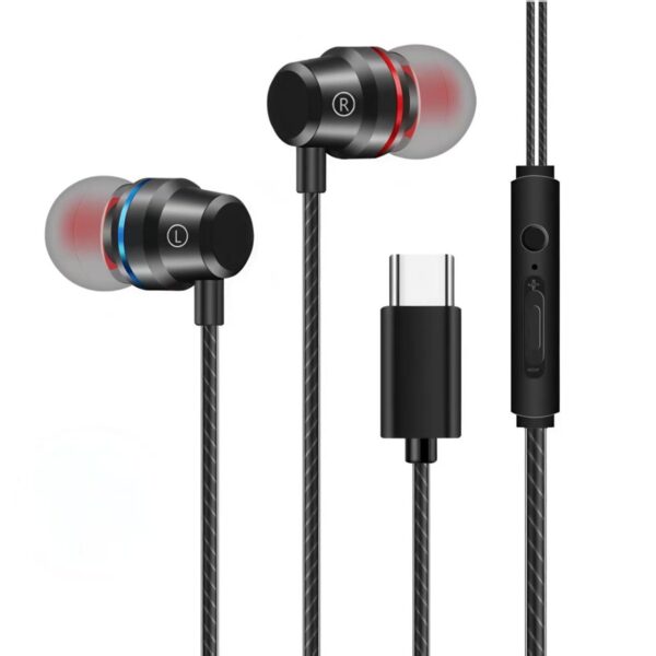 hfr2.jpg ATC-HFr2 Ενσύρματα Ακουστικά Handsfree Type-C Μεταλικό Μαύρο