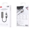 XO HUB018 Αντάπτορας Δικτύου USB σε Type-C 2-σε-1 RJ45 100Mbs