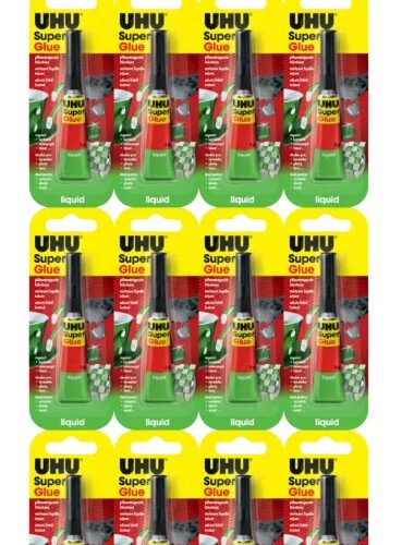 UHU Superglue Υγρή Κόλλα Jumbo 3g B12