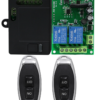 Δικάναλος Δέκτης Εντολών KIT Με 2 Κοντρόλ KG1285V (12V εως 85V)