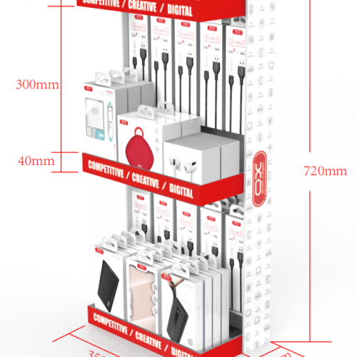 XO ZSJ002 Double deck desktop display rack 720x300x200