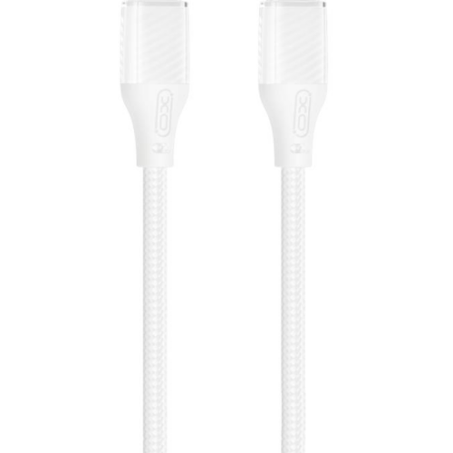 image_20250717084652.png XO NB-Q291B Braided Type-c σε Type-c 60W Καλώδιο Δεδομένων Λευκό