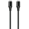 XO NB-Q291B Braided Type-c σε Type-c 60W Καλώδιο Δεδομένων Μαύρο