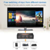 ATC HDMI Switch Μεταλλικό 3 In / 1 Out 4K x 2K Τηλ/στήριο