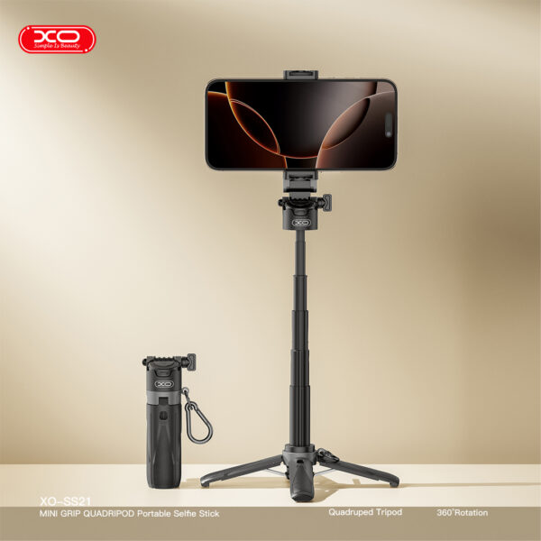 jondsdw_2_.jpg XO SS21 Πολυλειτουργικό Mini Bluetooth Selfie Stick 4 σε 1