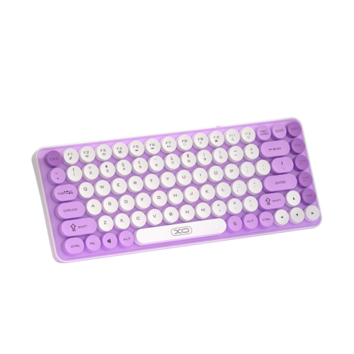 kb12keyb_1_.png XO KB-12 Ασύρματο Πληκτρολόγιο Bluetooth Tri-Colour Μωβ