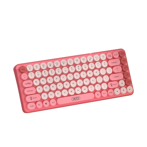 kb12keyboardxoo_2_.png XO KB-12 Ασύρματο Πληκτρολόγιο Bluetooth Tri-Colour Ροζ