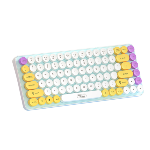 kb12xokeyboard_1_.png XO KB-12 Ασύρματο Πληκτρολόγιο Bluetooth Tri-Colour Πράσινο