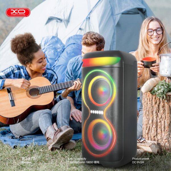 kjbcaiu_3_.jpg XO F70 Διπλό Ηχείο Bluetooth AC & DC 6.5 RGB 40W
