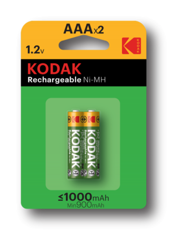 Kodak Επαναφορτιζόμενη ΗR03 AAA 1000mAh (2τμχ)