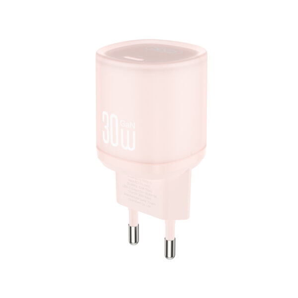 l150_3.2.jpg XO L150 (EU) 30W Μονός Γρήγορος Φορτιστής USB-C Ροζ