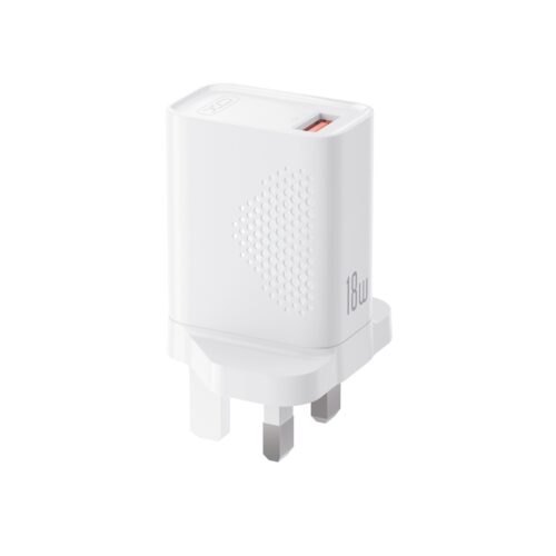 l159uk_1_.jpg XO L159 Φορτιστής Ταχείας Φόρτισης (UK) QC 18W 1x USB-A