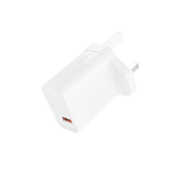 XO L159 Φορτιστής Ταχείας Φόρτισης (UK) QC 18W 1x USB-A