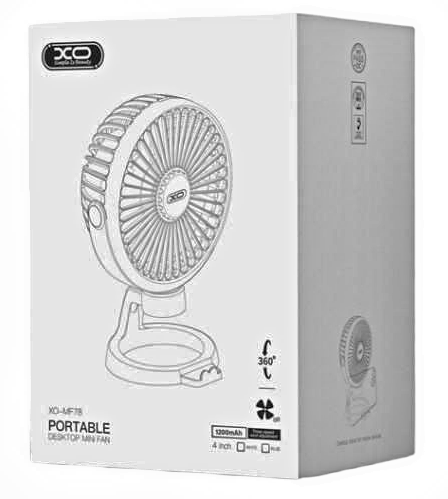 l_-_2023-08-08t120805-photoroom.png XO MF78 Επιτραπέζιος Ανεμιστήρας 4 ιντσών 1200mAh Άσπρο