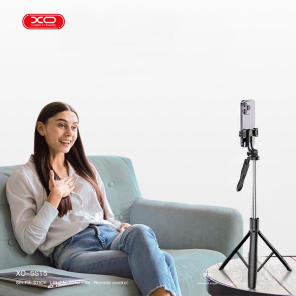 XO SS15 Bluetooth Selfie Stick με Ενισχυμένο Στήριγμα με τρία πόδια 1.8m