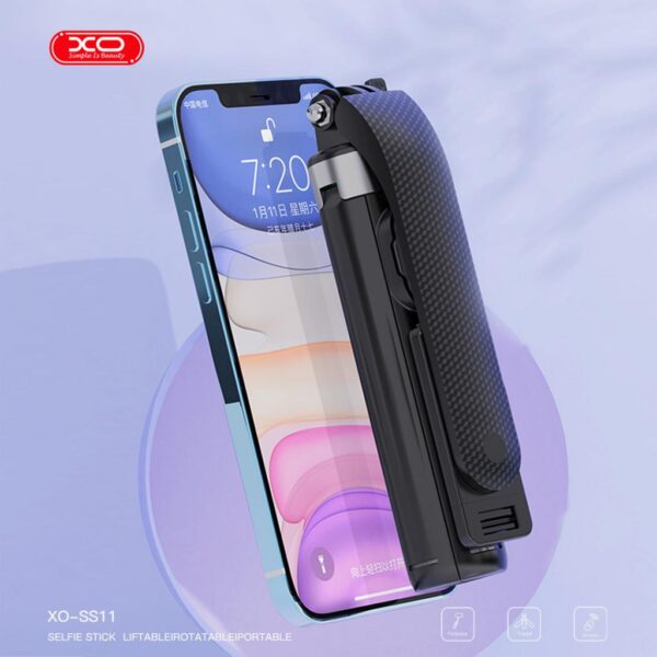 XO SS11 Bluetooth Selfie Stick 1m με 4 Πόδια για Καλύτερη Στήριξη