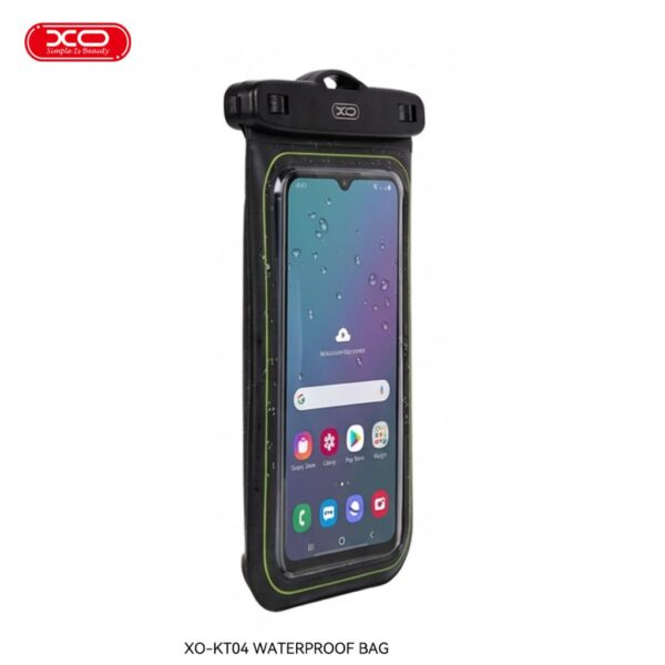 XO KT04 Αδιάβροχη Θήκη Τηλεφώνου PVC με Κλιπ & Λουράκι