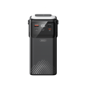 XO PR285 Powerbank PD20W & QC22.5W με 4 Ενσωματομένα Καλώδια & Φωτισμό LED 30.000mAh