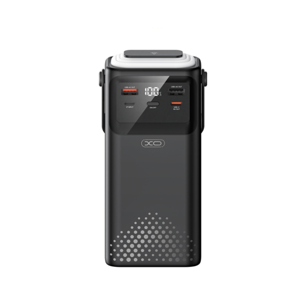 XO PR285 Powerbank PD20W & QC22.5W με 4 Ενσωματομένα Καλώδια & Φωτισμό LED 30.000mAh