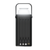 XO PR285 Powerbank PD20W & QC22.5W με 4 Ενσωματομένα Καλώδια & Φωτισμό LED 30.000mAh