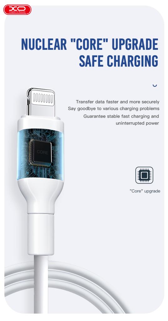 l_3__2_4.jpg XO NB212 2.1A USB Καλώδιο Για Type-C 1m Ρόζ