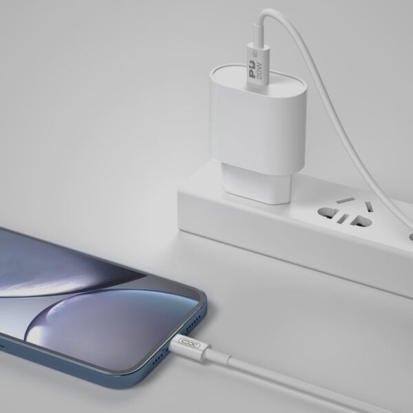 l_44__5_6_.jpg XO NB-Q189B PD 20W Καλώδιο Φόρτισης + Data Type-C Σε Lightning 2m