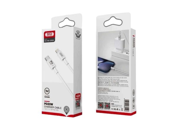 l_45__4_7_-photoroom.png-photoroom.jpg XO NB-Q189A PD 20W Καλώδιο Φόρτισης + Data Type-C σε Lightning 1m