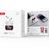XO X47 Smart TWS Ακουστικά 4ης Γενιάς με Οθόνη (Λευκά)