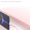 XO NB-Q226B Καλώδιο Φόρτισης - Data 60W Type-C σε Type-C 1m Ροζ