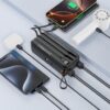 l_83__3.jpg XO PR280 Powerbank με Καλώδια USB-A Type-C Micro & Lightning 30.000 mAh