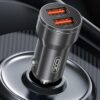 l_87_.jpg XO CC48 Smart Μεταλλικός Διπλός USB Universal Φορτιστής Αυτοκινήτου