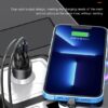 l_91_.jpg XO CC48 Smart Μεταλλικός Διπλός USB Universal Φορτιστής Αυτοκινήτου