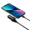 l_93_.jpg XO CC48 Smart Μεταλλικός Διπλός USB Universal Φορτιστής Αυτοκινήτου