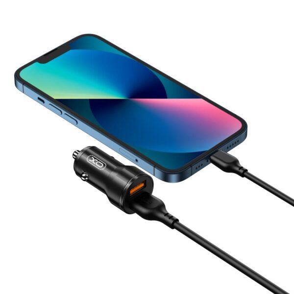 l_93_.jpg XO CC48 Smart Μεταλλικός Διπλός USB Universal Φορτιστής Αυτοκινήτου