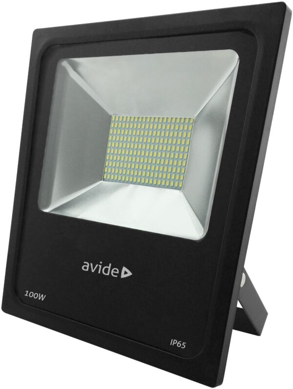Avide LED Προβολέας Slim SMD 100W Λευκό 4000K