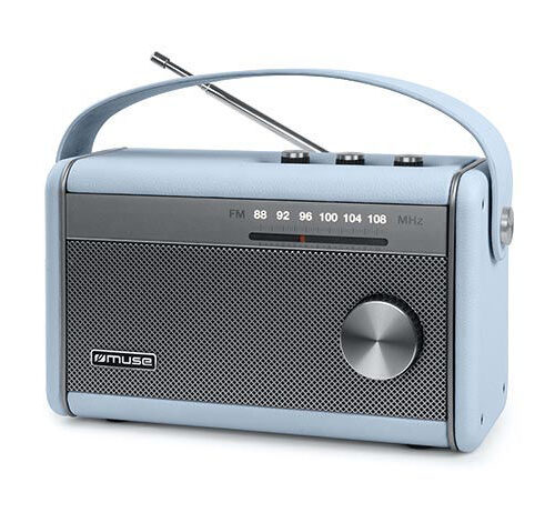 Ραδιόφωνο M-098VB MUSE Μπαταρίας-Ρεύματος με Bluetooth Μπλε