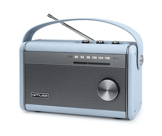 Ραδιόφωνο M-098VB MUSE Μπαταρίας-Ρεύματος με Bluetooth Μπλε